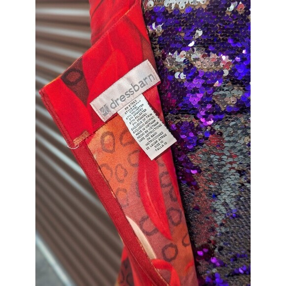 Dress barn Size 10 Multicolor Sleeveless Blouse & Cropped Pants Set - Picture 4 of 6